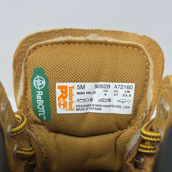 Timberland Mens 92628 Buckskin Boot Saw Horse Composite Toe PRO Size 5 / Wms 6.5 main image 9